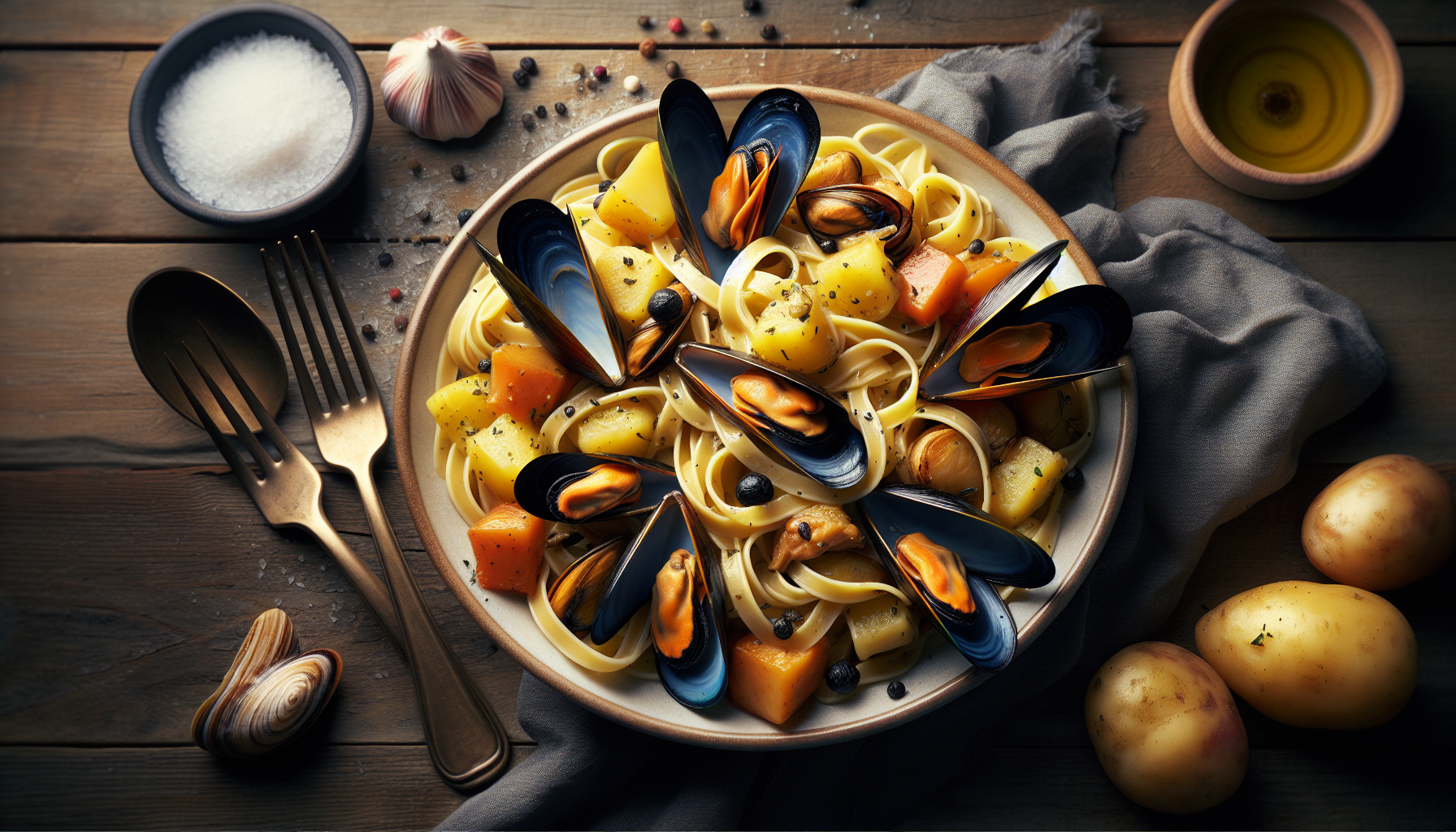 pasta patate e cozze